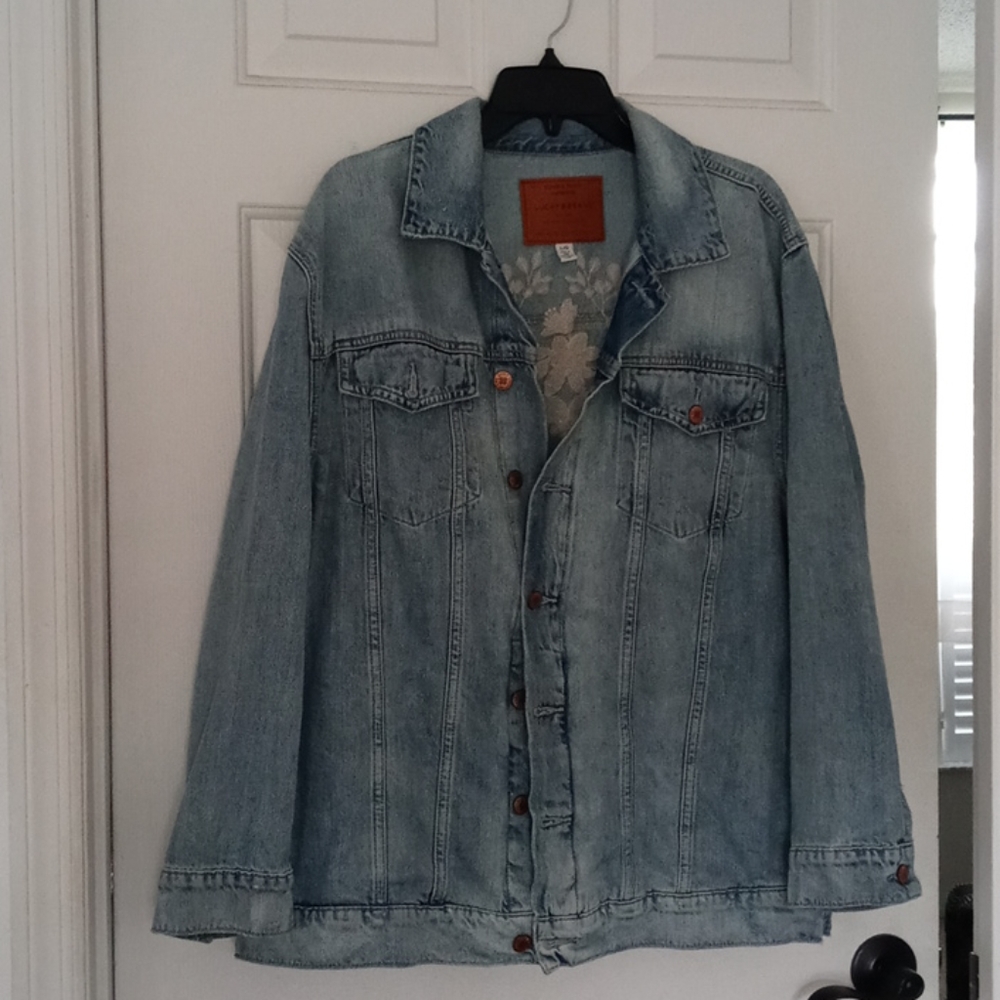 Lucky brand denim jacket size L